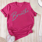 Breathe Script - Adult T-Shirt