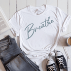 Breathe Script - Adult T-Shirt