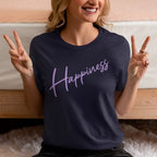 Happiness Script - Adult T-Shirt