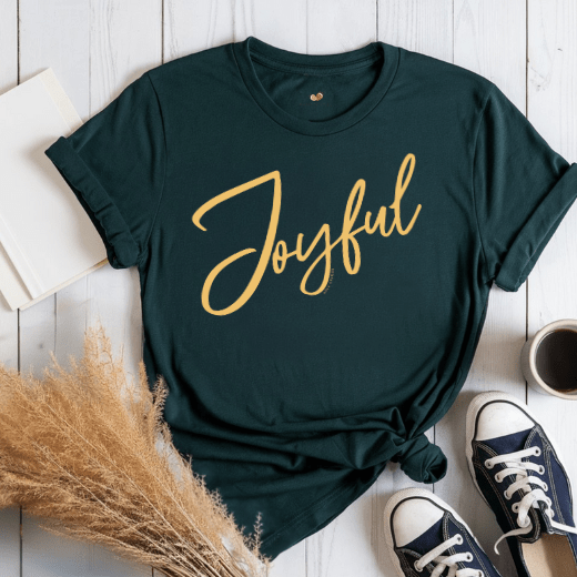 Joyful Script - Adult T-Shirt