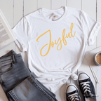 Joyful Script - Adult T-Shirt
