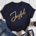 Joyful Script - Adult T-Shirt