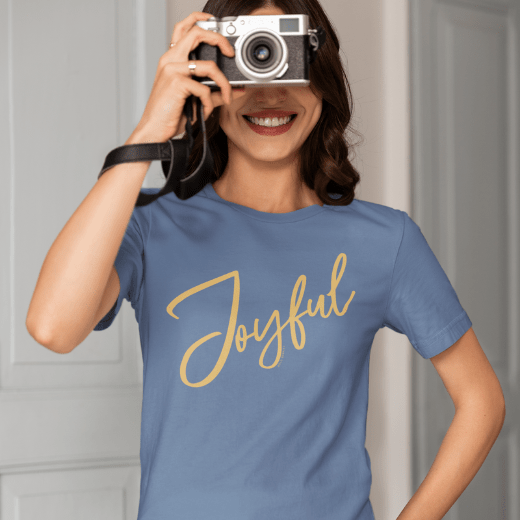 Joyful Script - Adult T-Shirt