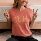 Joyful Script - Adult T-Shirt