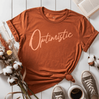 Optimistic Script - Adult T-Shirt