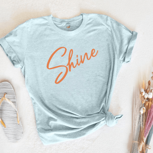 Shine Script - Adult T-Shirt