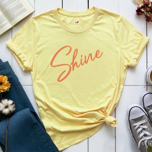 Shine Script - Adult T-Shirt