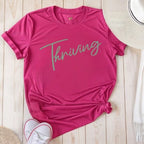 Thriving Script - Adult T-Shirt