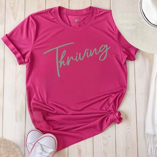Thriving Script - Adult T-Shirt