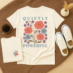 Quietly Powerful, February – Violet & Primrose - Adult T-Shirt