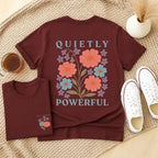 Quietly Powerful, February – Violet & Primrose - Adult T-Shirt