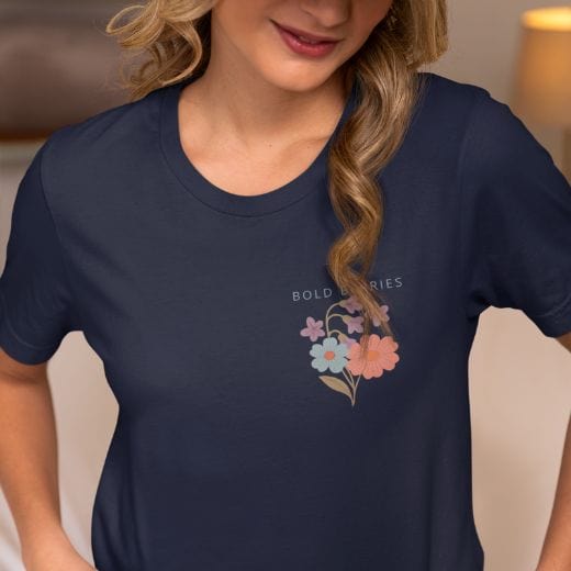 Quietly Powerful, February – Violet & Primrose - Adult T-Shirt