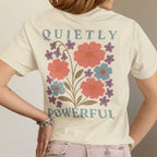 Quietly Powerful, February – Violet & Primrose - Adult T-Shirt