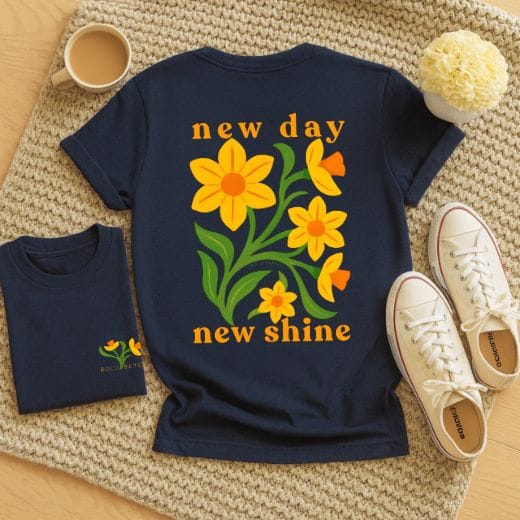 New Day New Shine - March – Daffodil - Adult T-Shirt