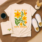 New Day New Shine - March – Daffodil - Adult T-Shirt