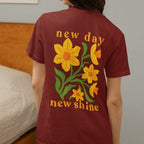 New Day New Shine - March – Daffodil - Adult T-Shirt