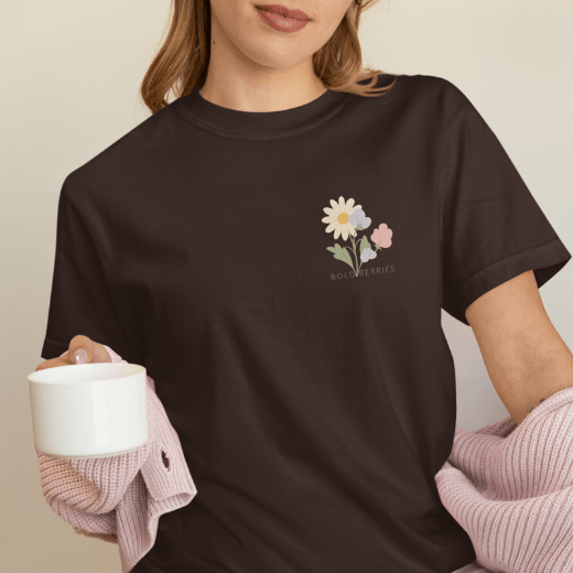 Bloom First Inspire Many - April – Daisy & Sweet Pea - Adult T-Shirt