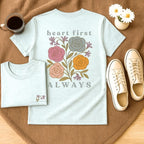 Heart First Always - June – Rose & Honeysuckle - Adult T-Shirt