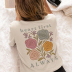 Heart First Always - June – Rose & Honeysuckle - Adult T-Shirt