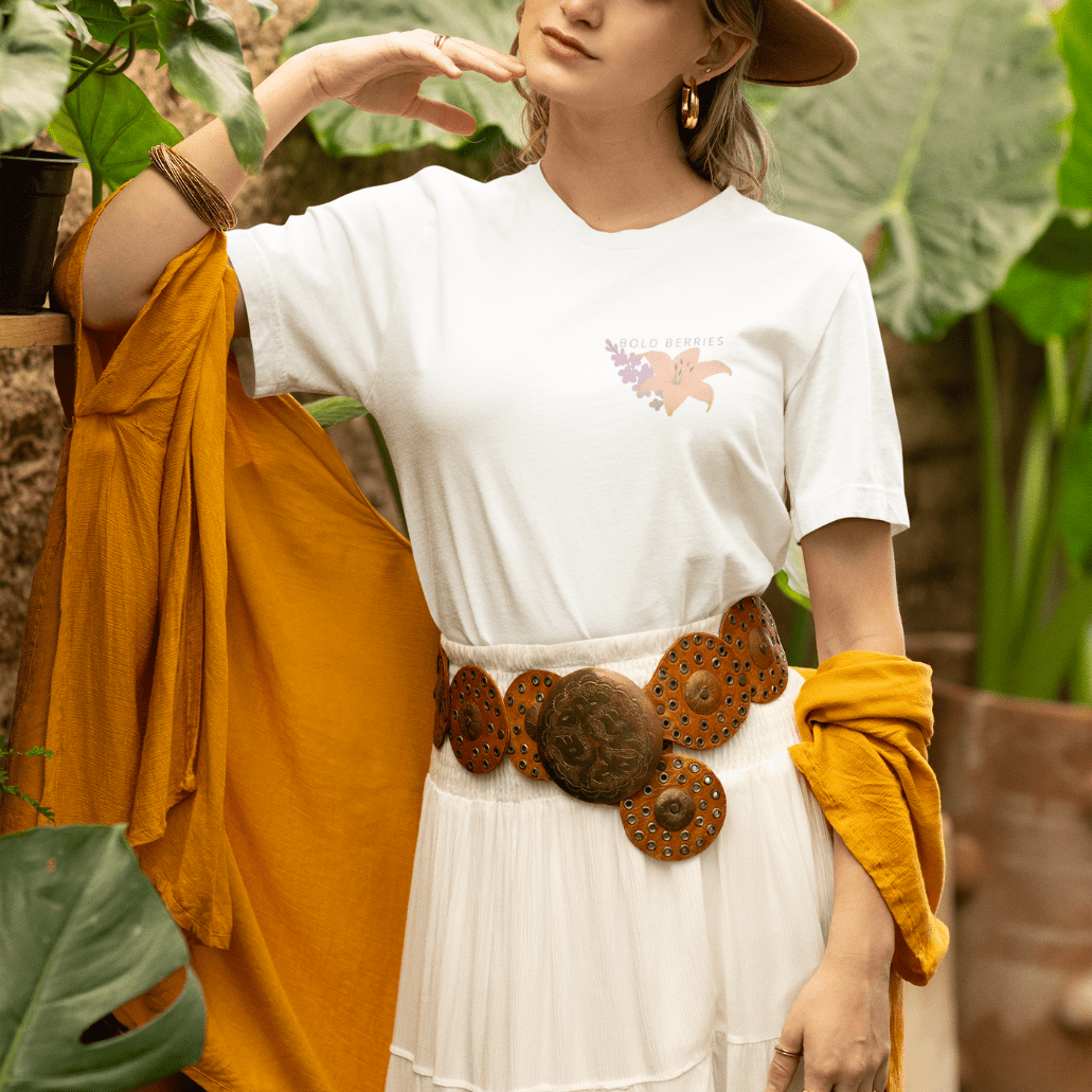 Have Courage & Be Kind - July – Larkspur & Lily - Adult T-Shirt