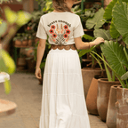 Brave Enough to Bloom - August – Gladiolus & Poppy - Adult T-Shirt