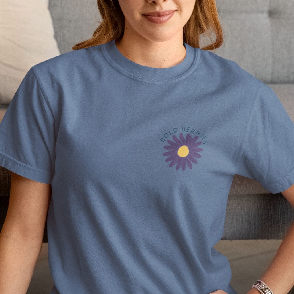 Grow Your Mind - September – Aster & Morning Glory - Adult T-Shirt