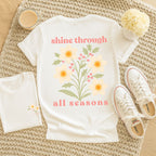 Shine Through All Seasons - December – Narcissus (Paperwhite) & Holly - Adult T-Shirt