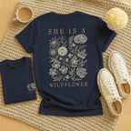 She is a Wildflower - Adult T-Shirt