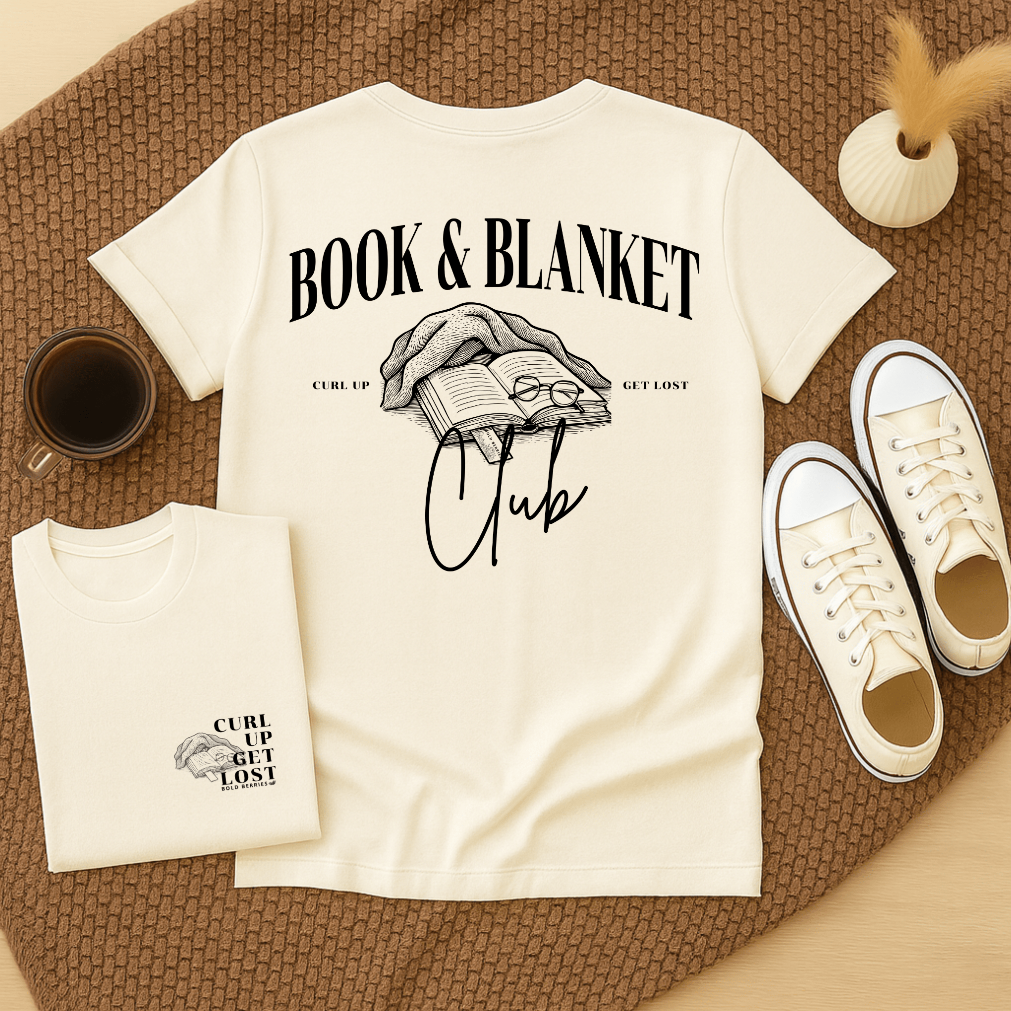 Book & Blanket Club - Adult T-Shirt