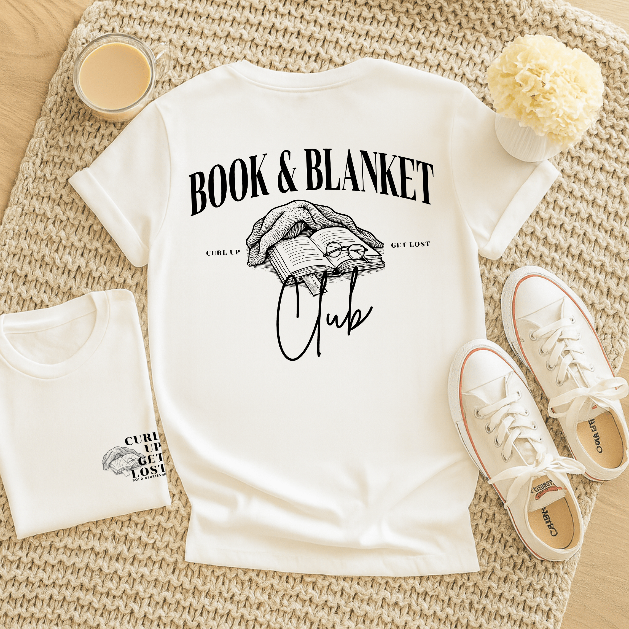 Book & Blanket Club - Adult T-Shirt