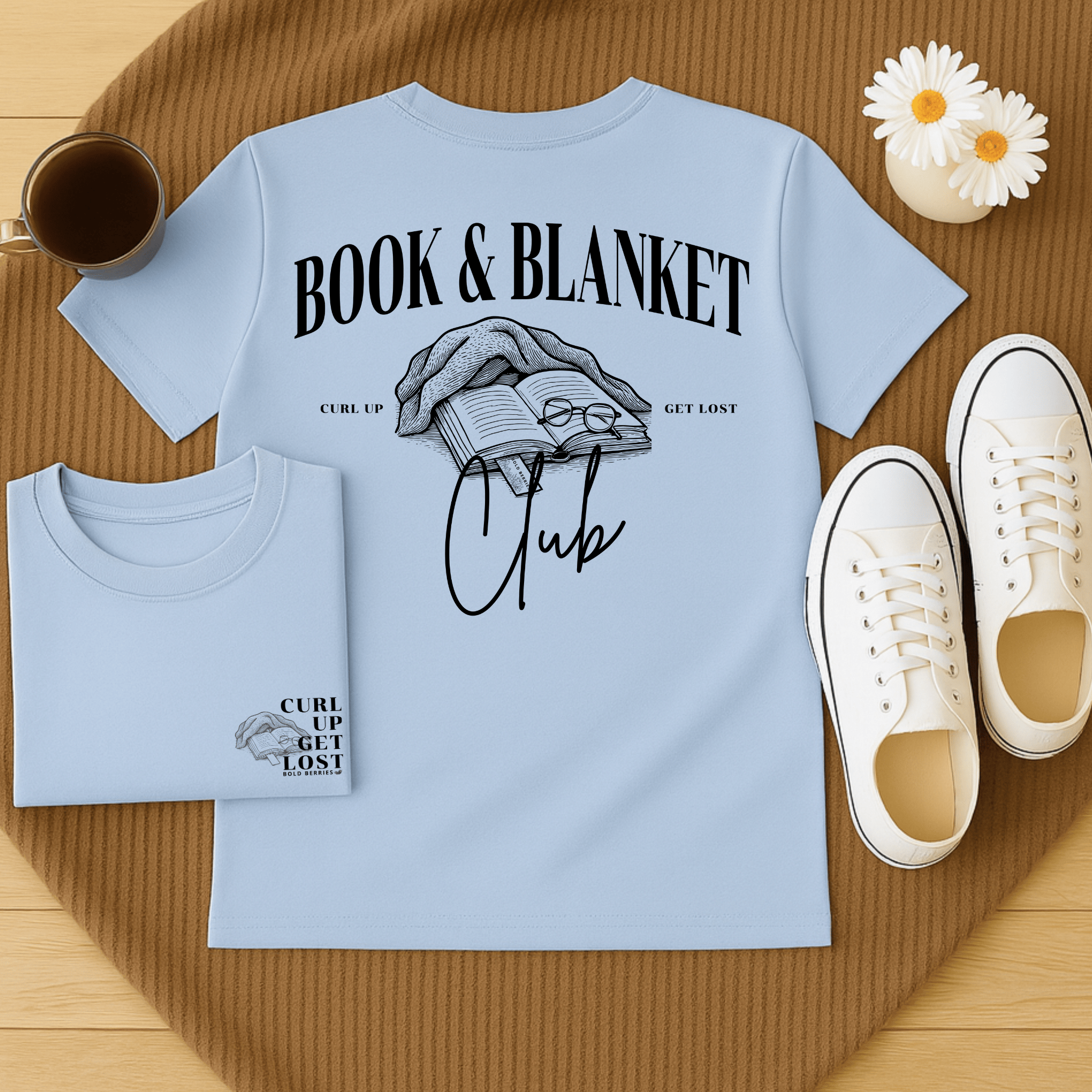 Book & Blanket Club - Adult T-Shirt