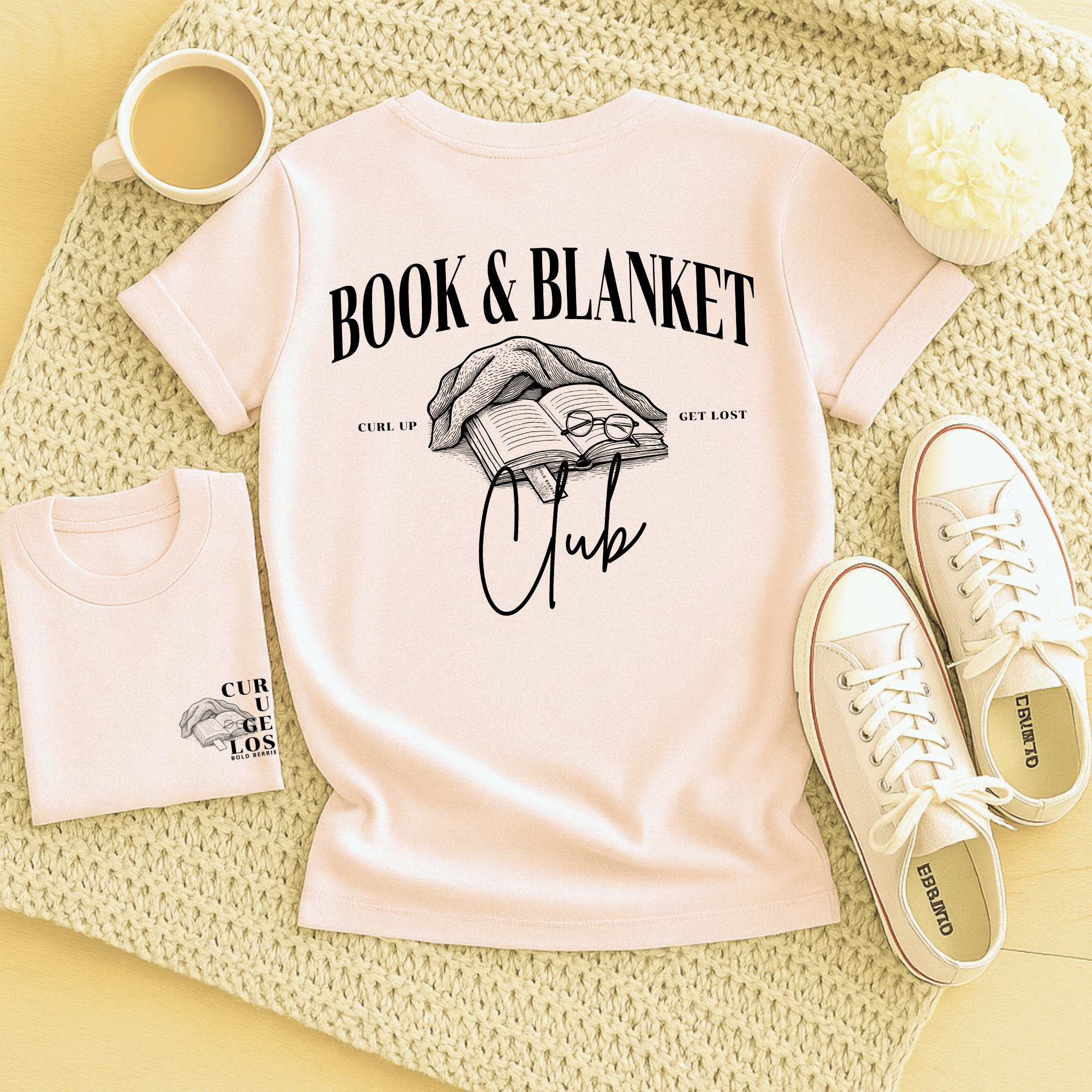 Book & Blanket Club - Adult T-Shirt