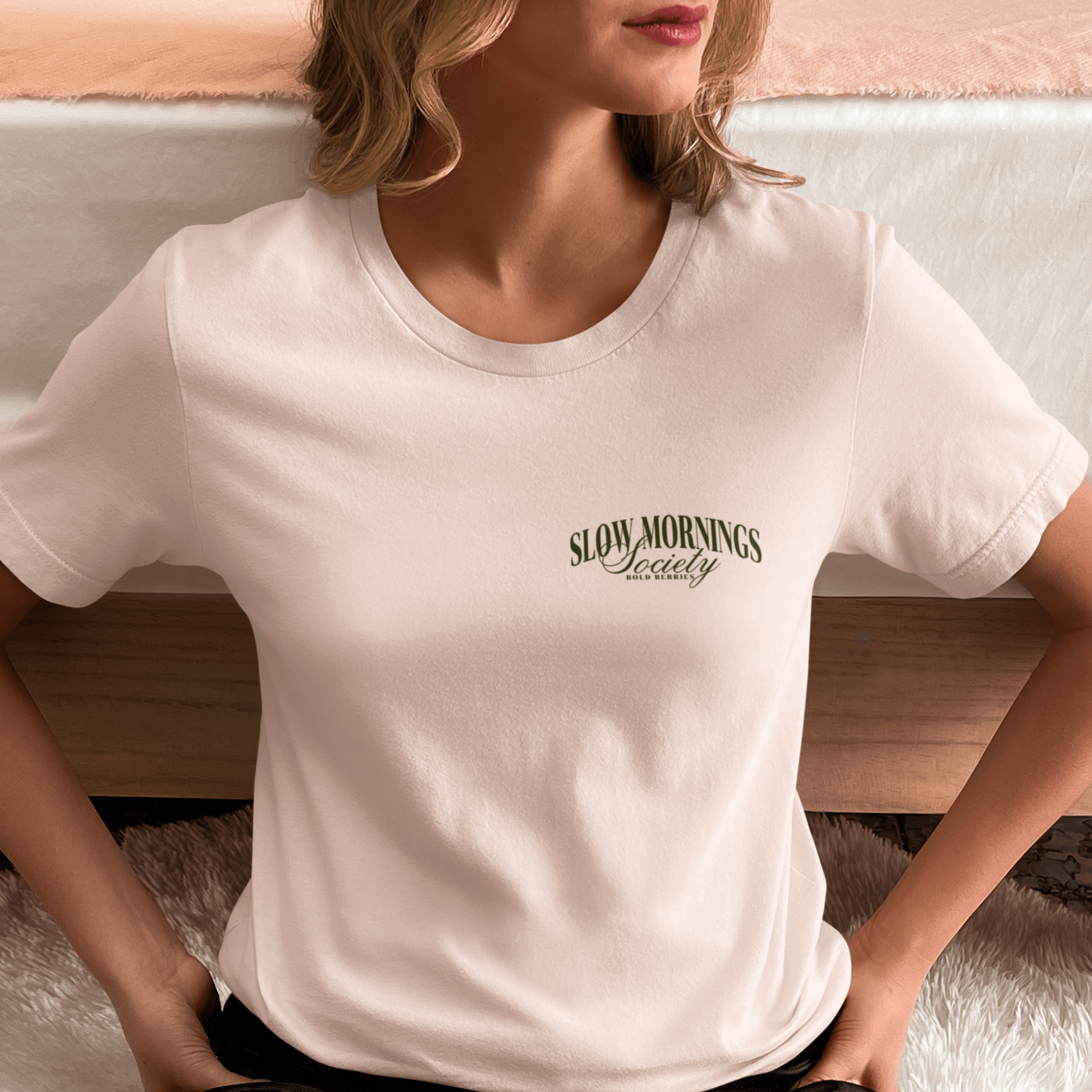 Slow Mornings Society - Adult T-Shirt