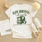 Slow Mornings Society - Adult T-Shirt