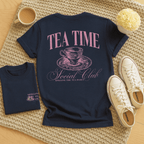 Tea Time Social Club - Adult T-Shirt