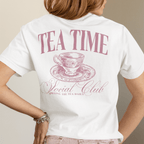 Tea Time Social Club - Adult T-Shirt