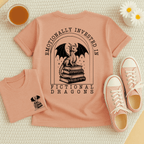 Emotionally Invested In Fictional Dragons - Adult T-Shirt