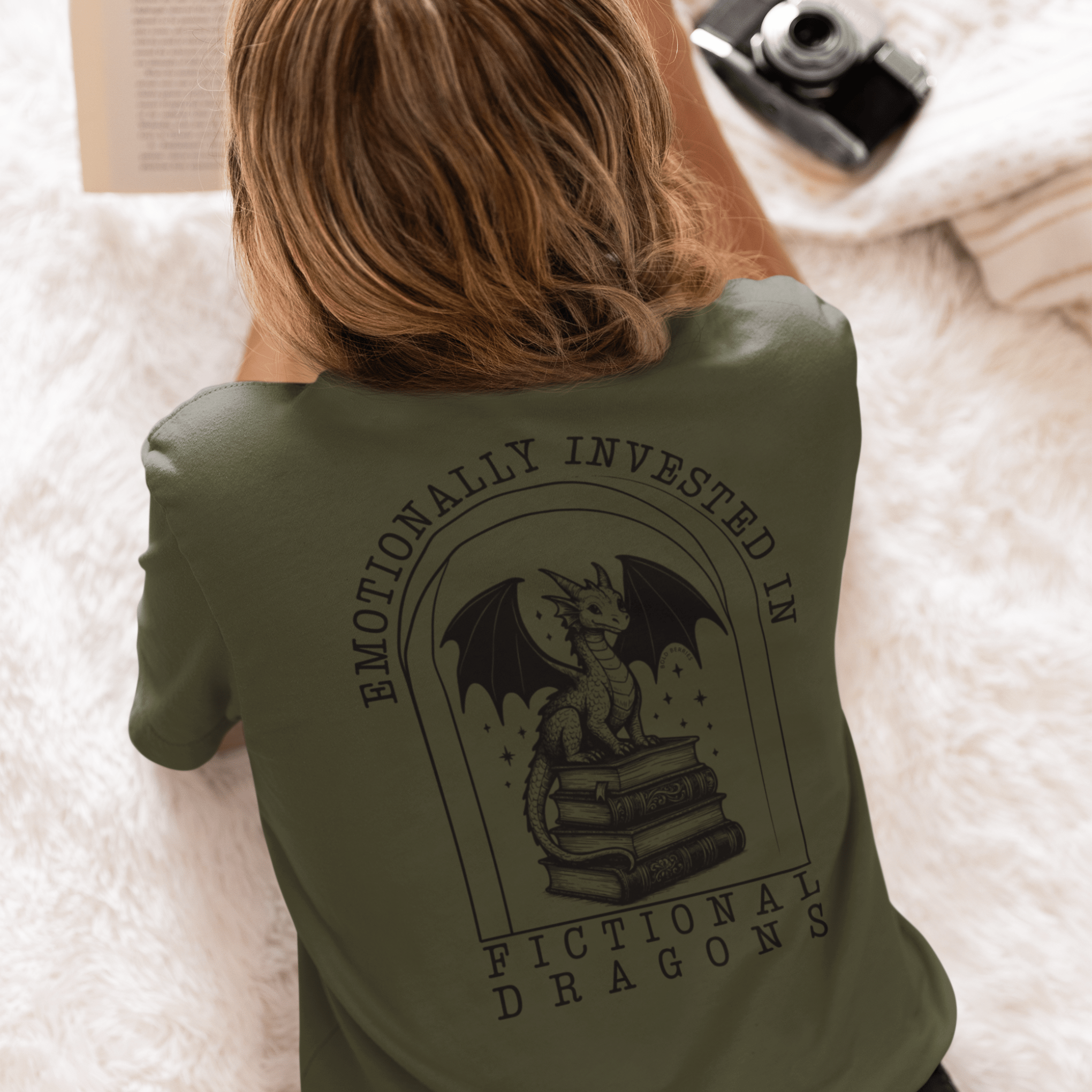 Emotionally Invested In Fictional Dragons - Adult T-Shirt