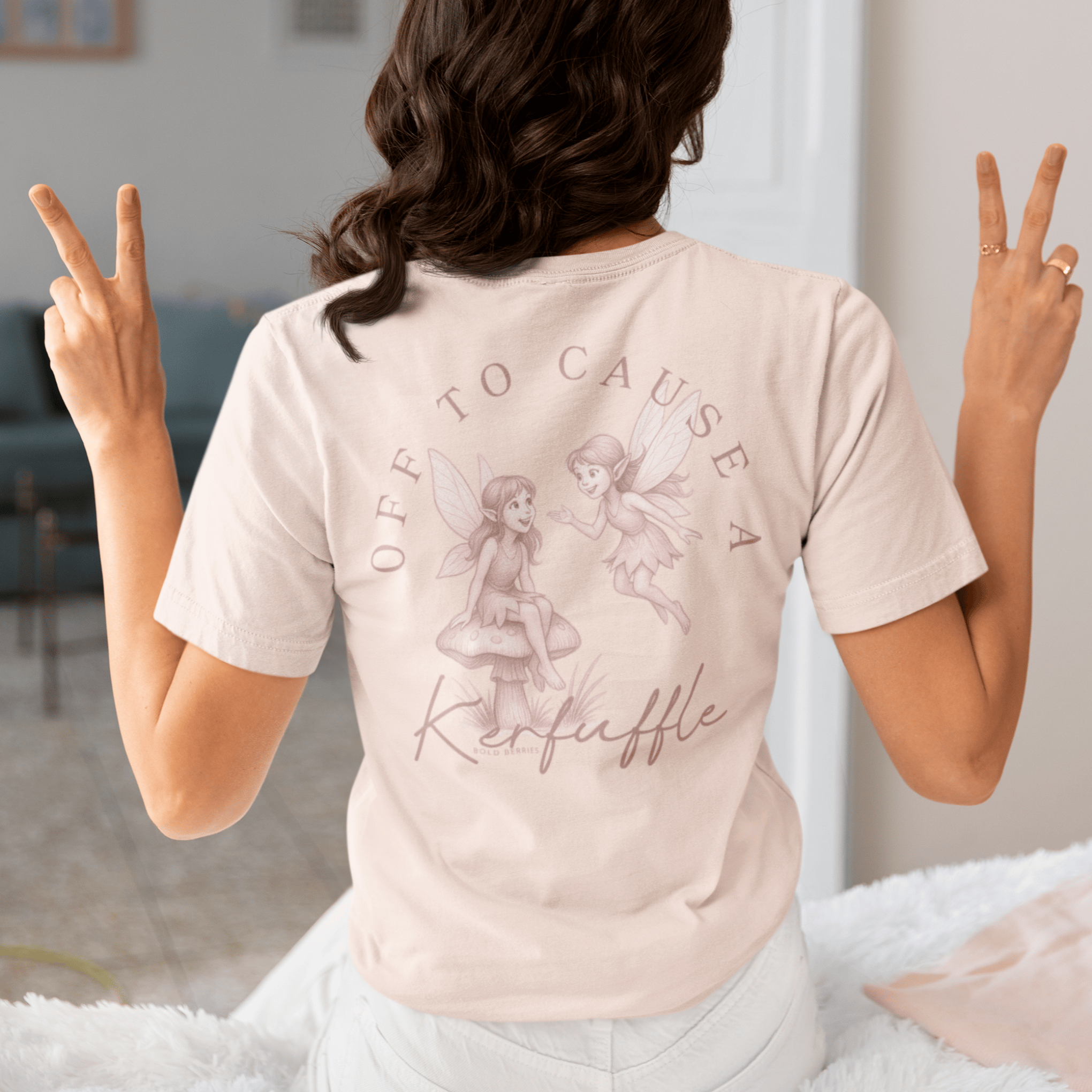 Off to Cause a Kerfuffle - Adult T-Shirt