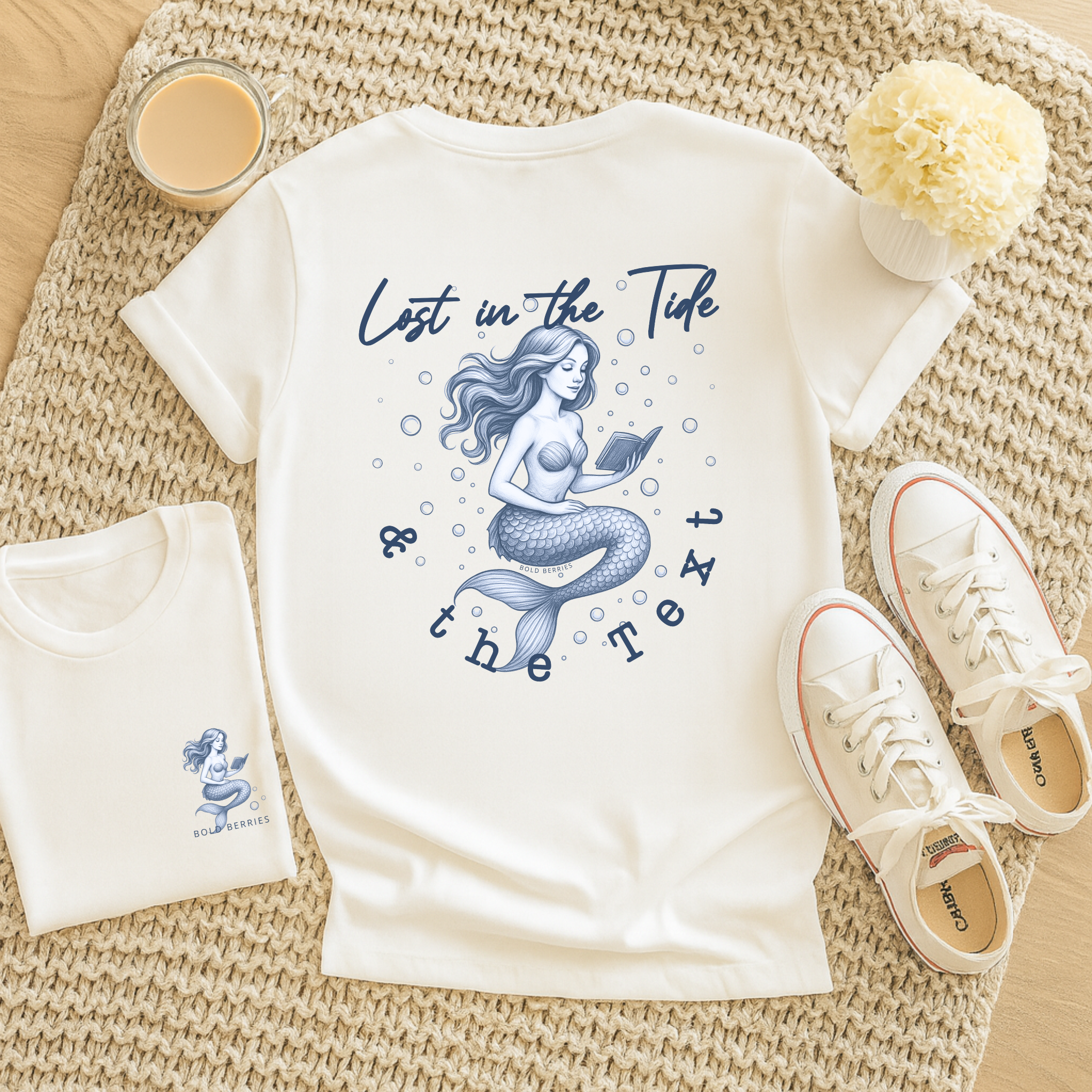 Lost in the Tide & The Text - Adult T-Shirt