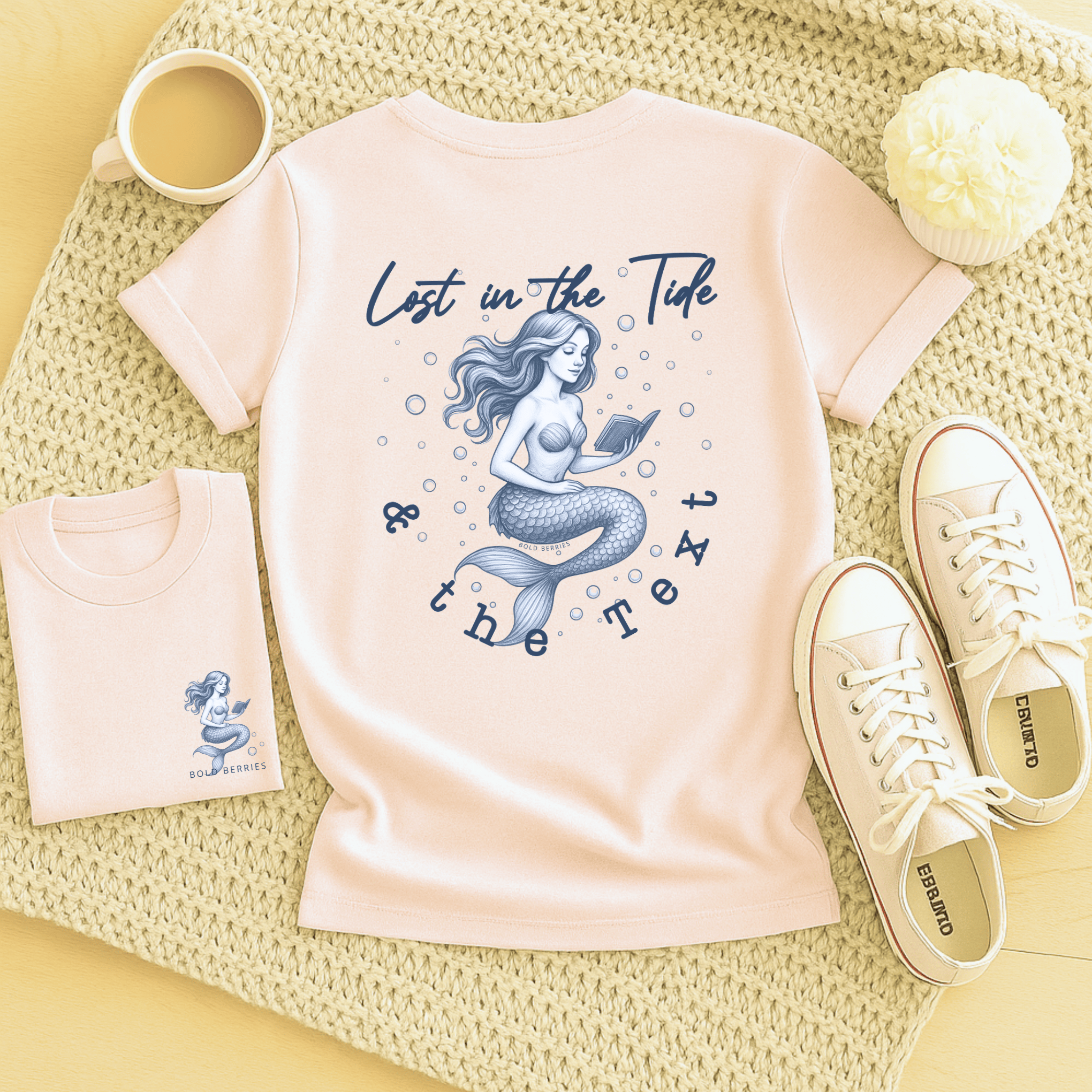 Lost in the Tide & The Text - Adult T-Shirt