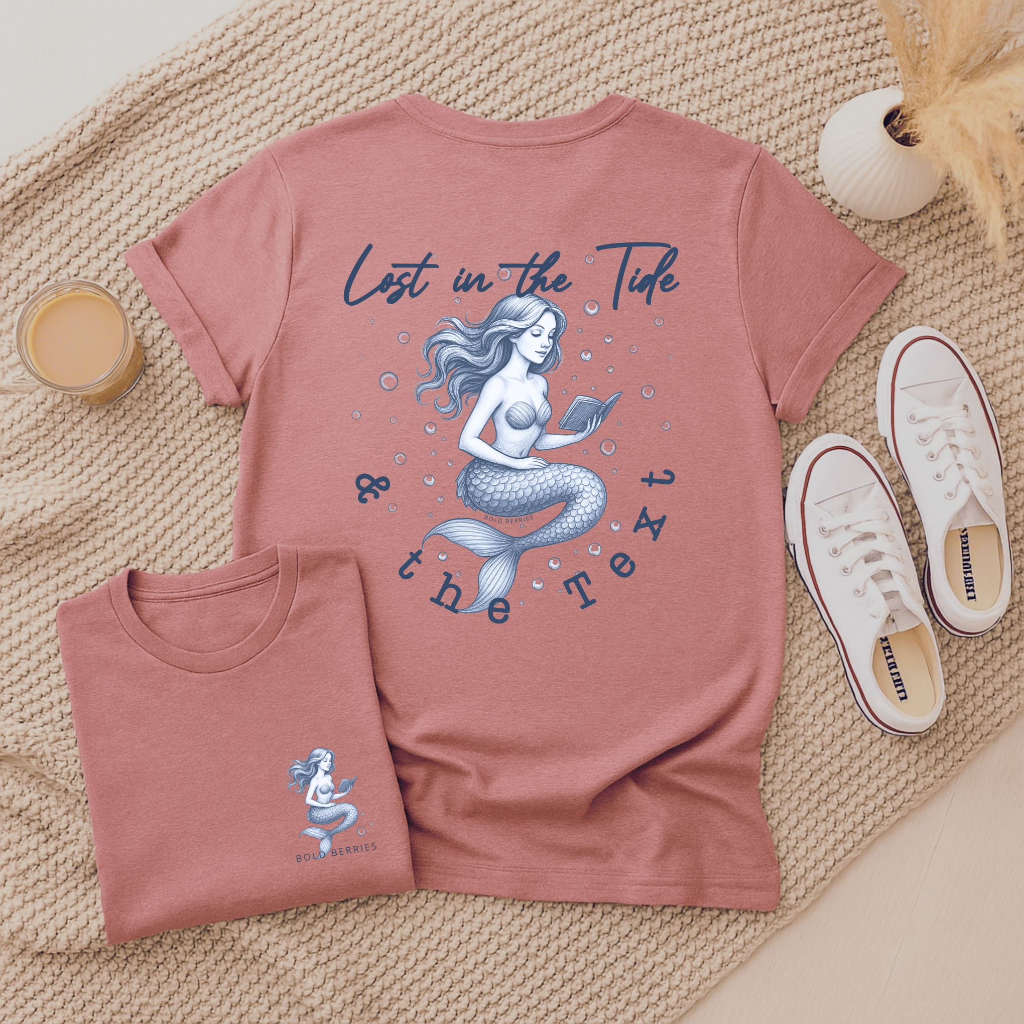 Lost in the Tide & The Text - Adult T-Shirt