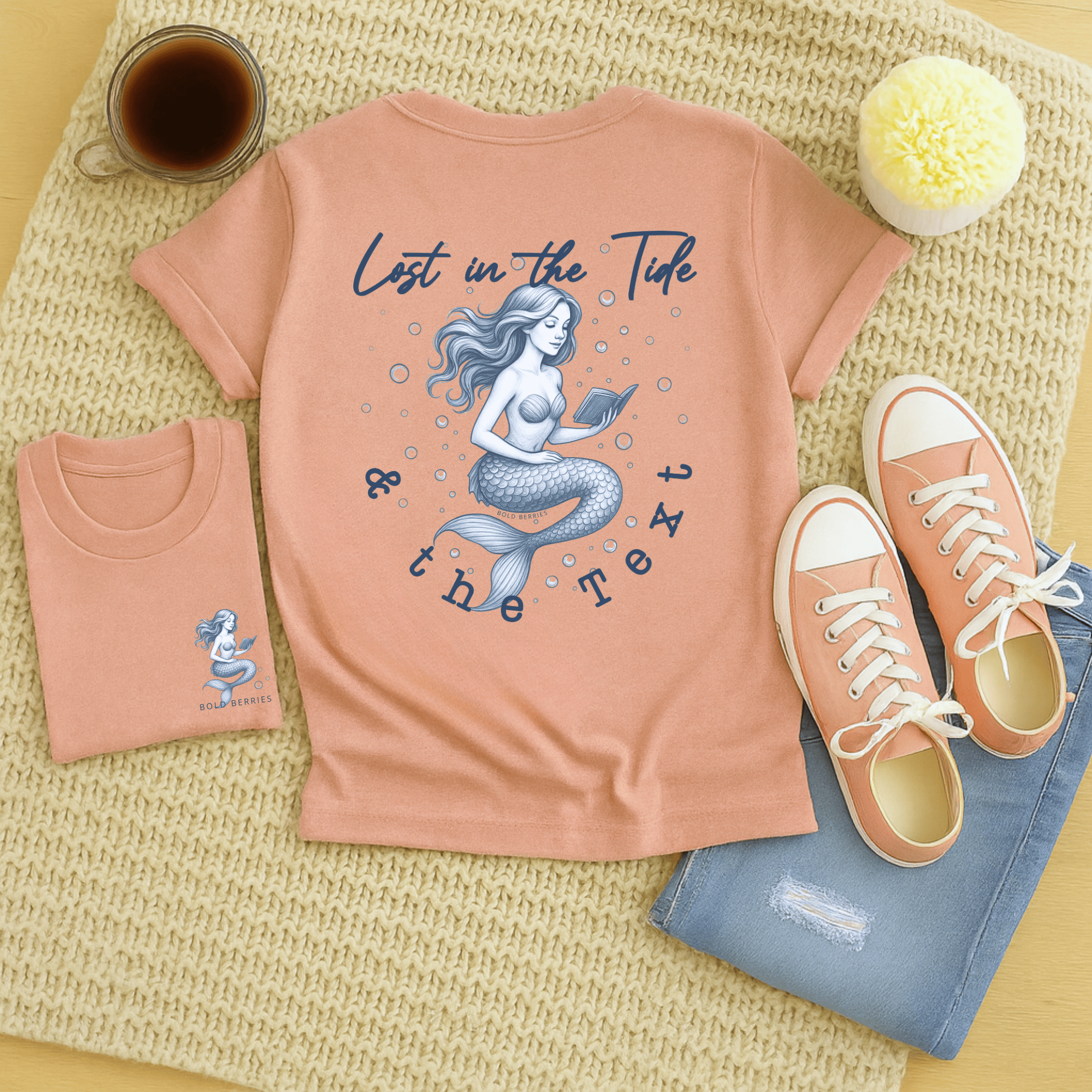 Lost in the Tide & The Text - Adult T-Shirt