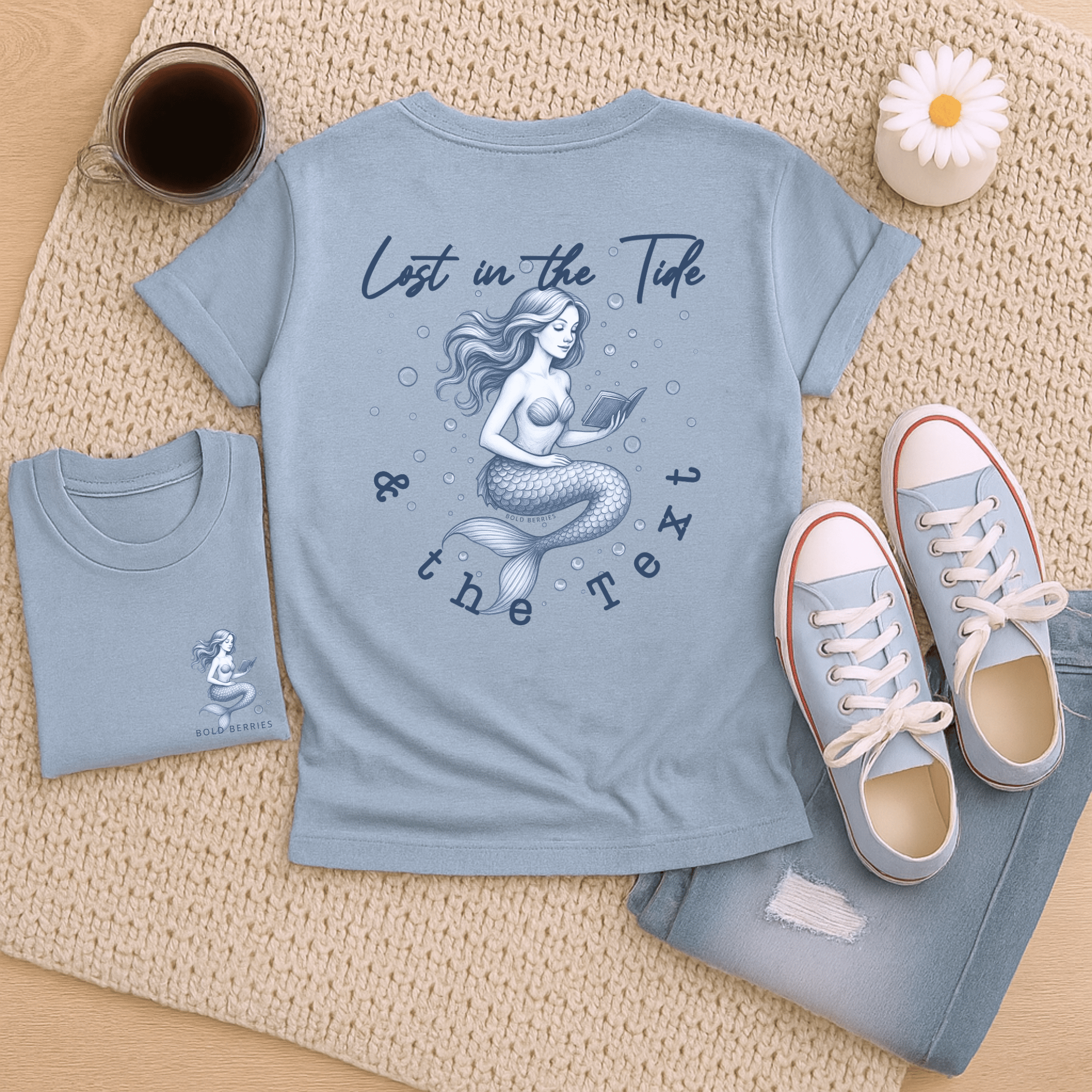 Lost in the Tide & The Text - Adult T-Shirt