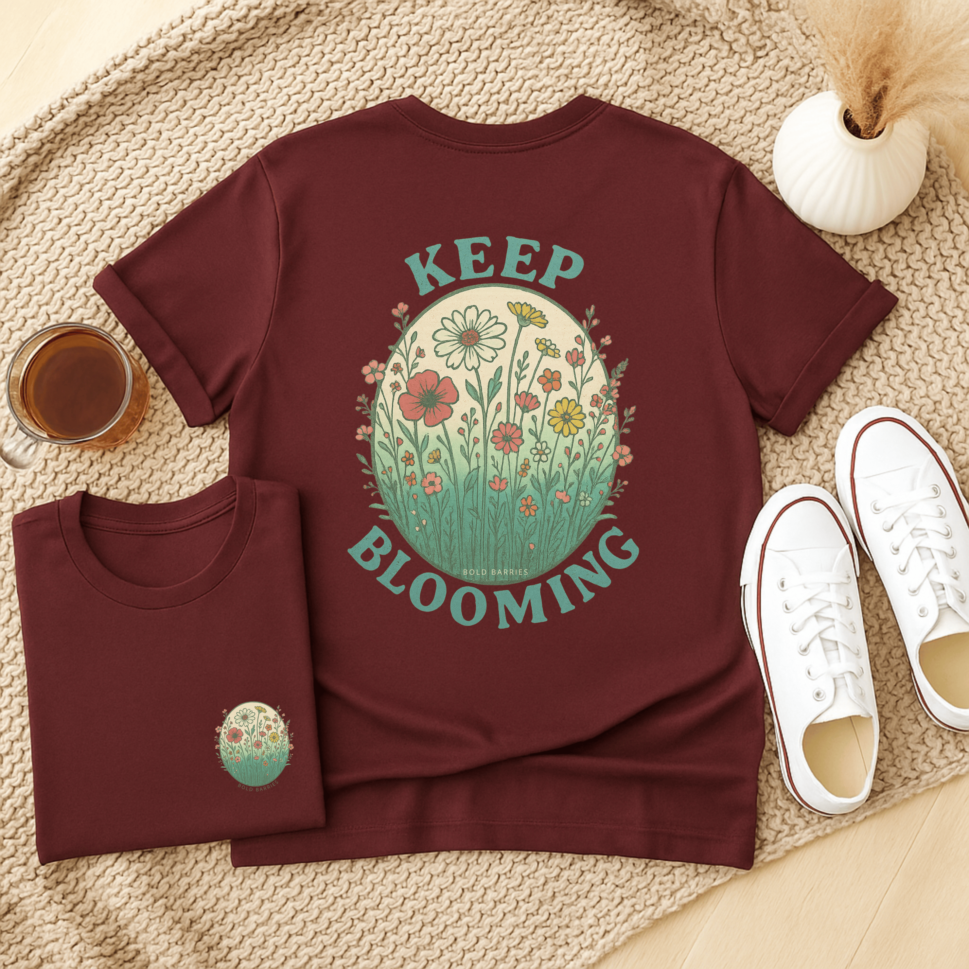 Keep Blooming - Adult T-Shirt