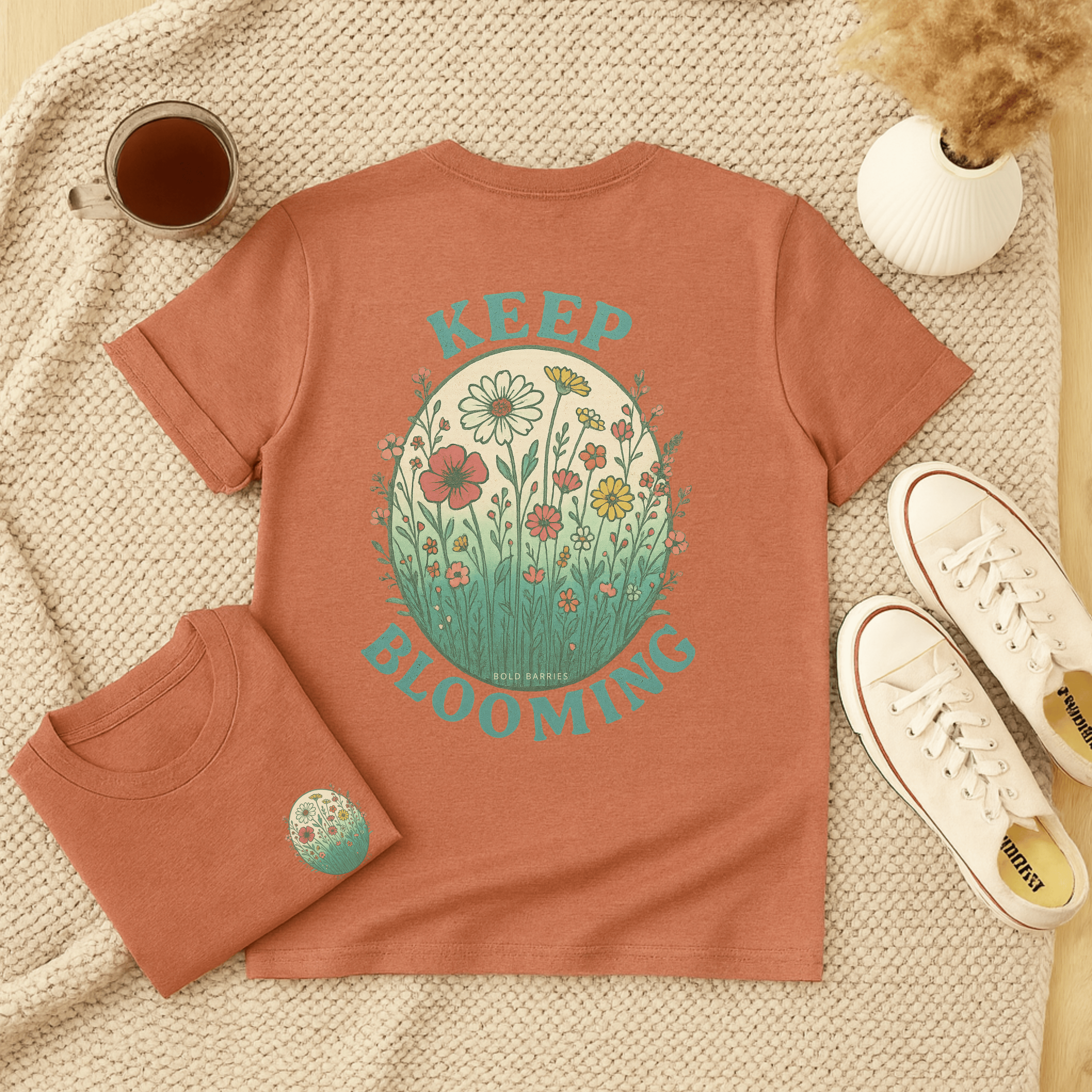 Keep Blooming - Adult T-Shirt