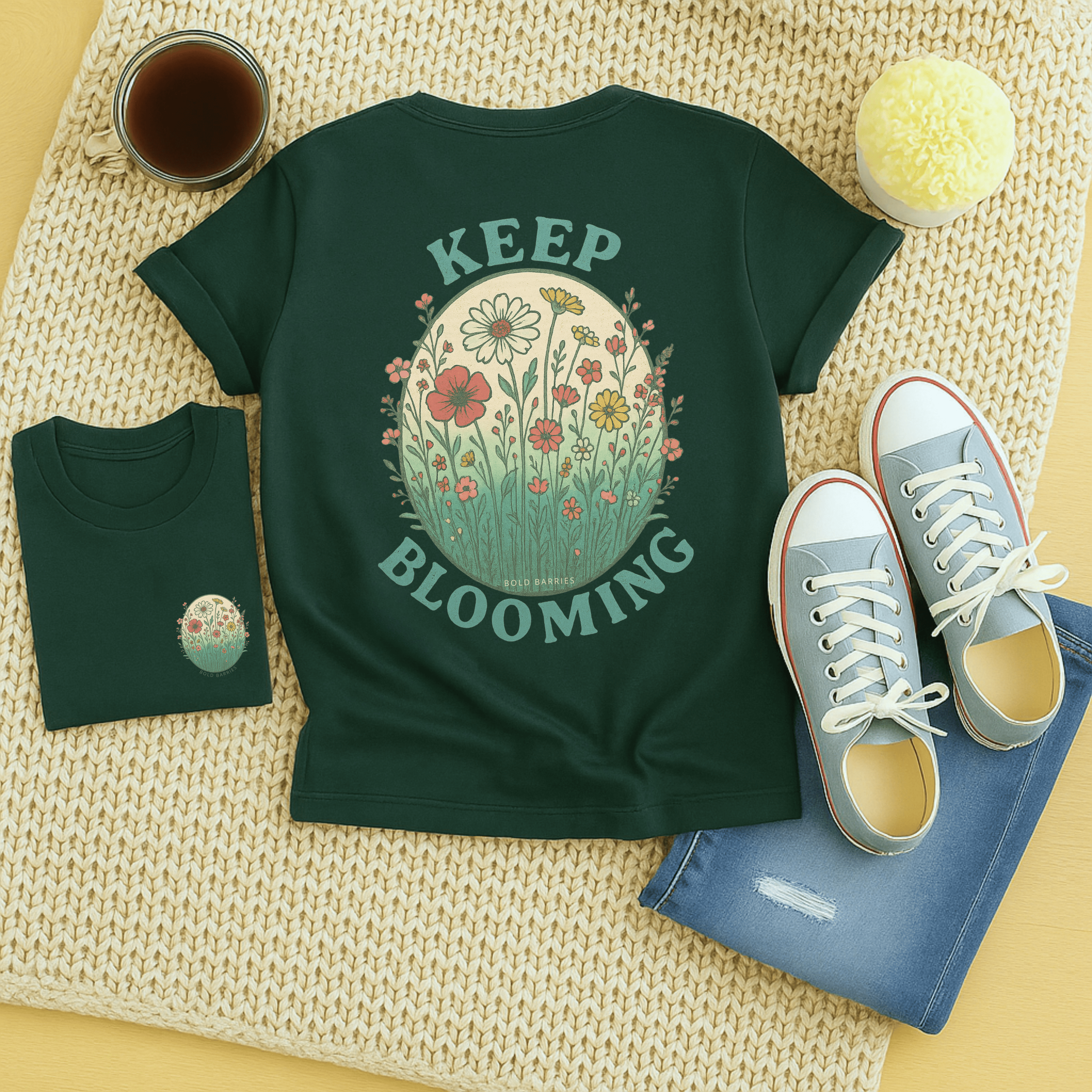 Keep Blooming - Adult T-Shirt