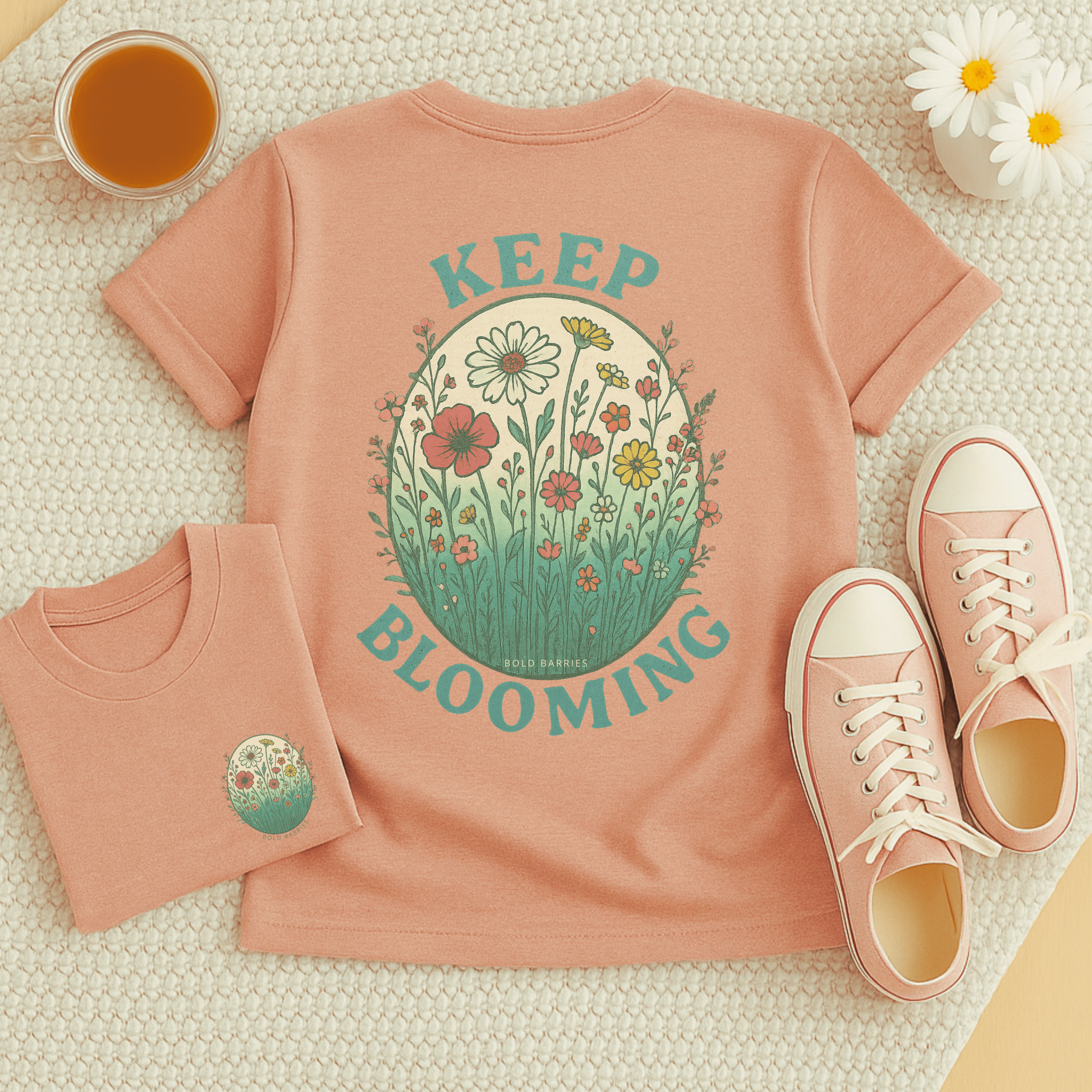 Keep Blooming - Adult T-Shirt