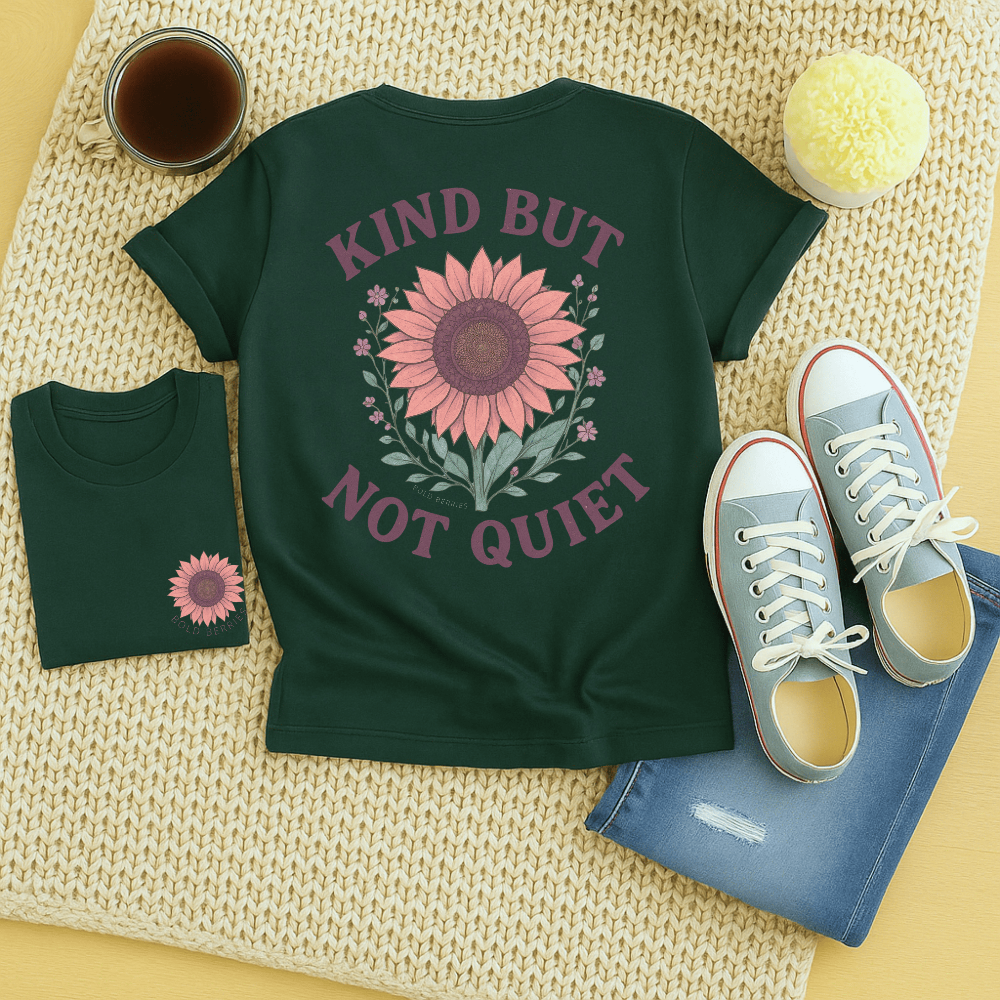 Kind But Not Quiet - Adult T-Shirt