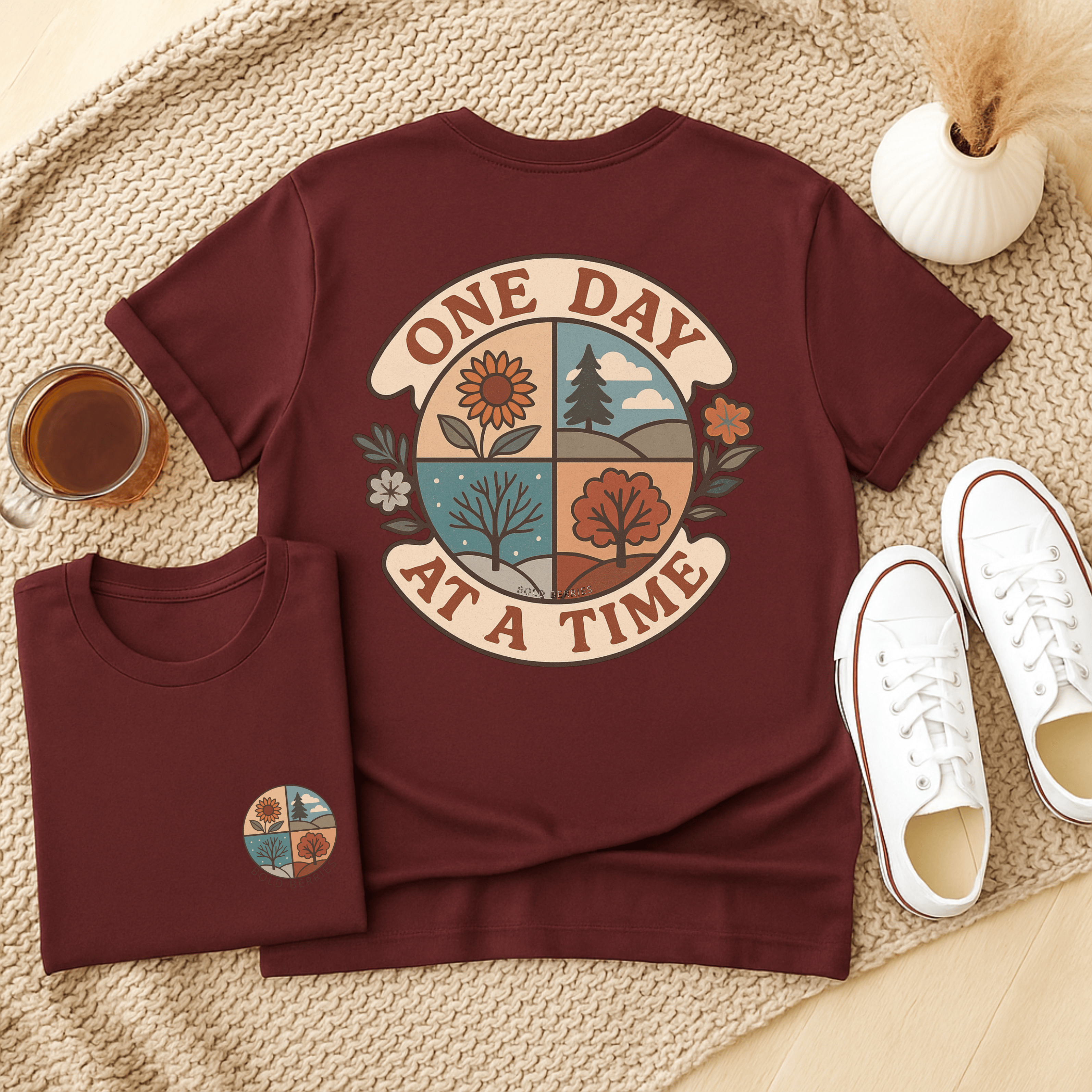 One Day At A Time - Adult T-Shirt